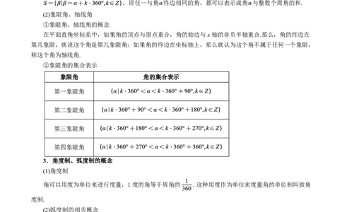 专题4.1任意角和弧度制、三角函数的概念五大题型（解析版）_高中三年全科资料_高中_高中1_2026版高考《举一反三》一轮复习专练（新高考数学专用）