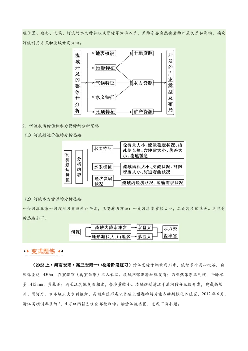 专题13区域协调发展提分突破（5大易错）-备战2024年高考地理考试易错题（全国通用）（解析版）_高中三年全科资料_高中_15高中全科《高考易错题》2025版_教师版（含答案解析）