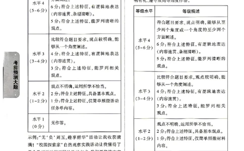 2026《万唯中考&bull;北京黑白卷》道法考前预测大题答案_中考押题2026《中考押题》系列（9科全套实时更新中）_万唯2026版初中《万唯黑白卷》5科全套（北京）