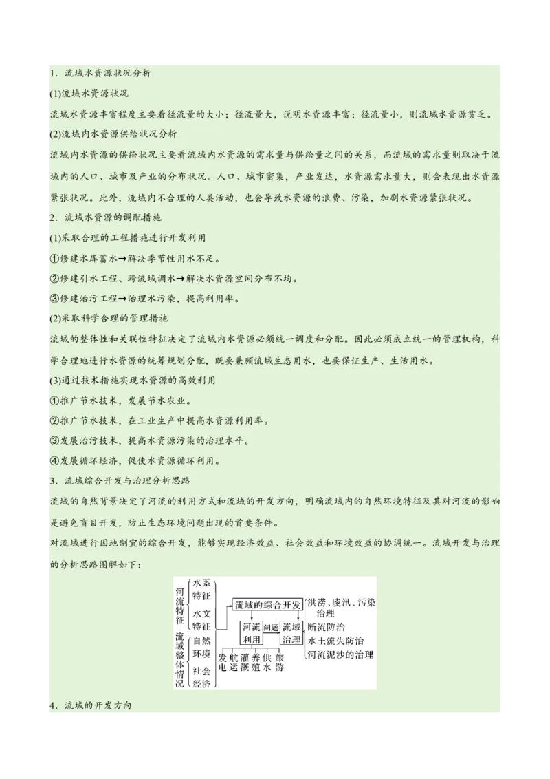 专题13区域协调发展提分突破（5大易错）-备战2024年高考地理考试易错题（全国通用）（原卷版）_高中三年全科资料_高中_15高中全科《高考易错题》2025版
