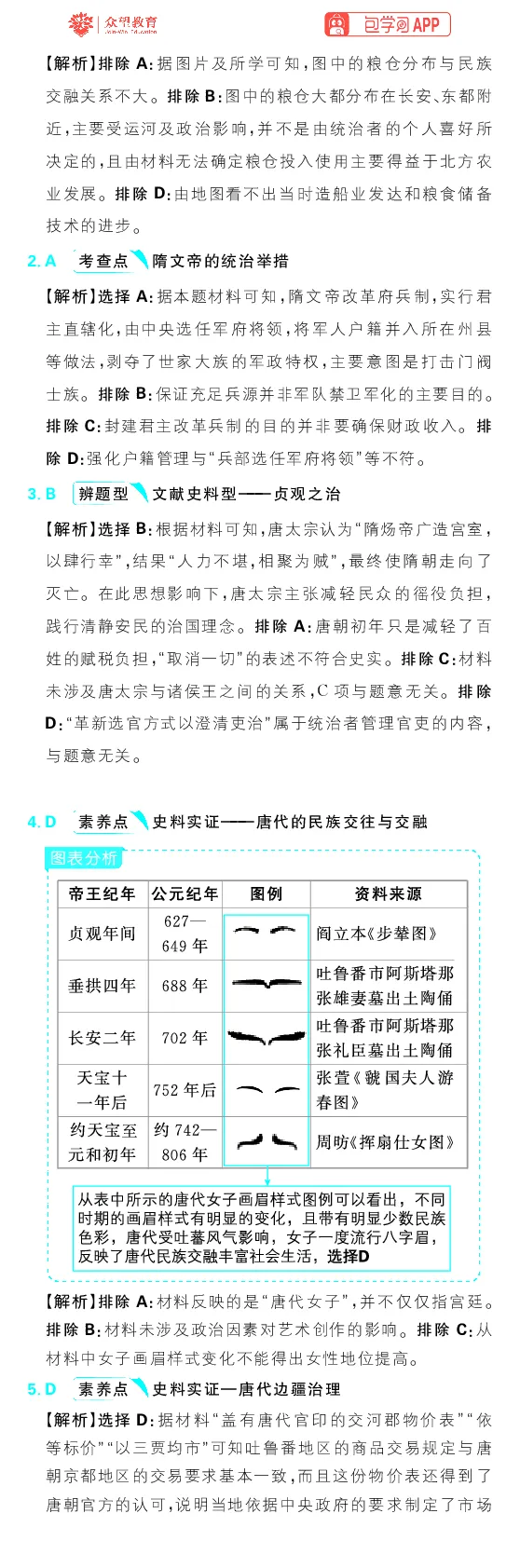 专题2_高中三年全科资料_高中_理想树2026版高考《必刷小题》8科全套_2026版理想树高考必刷小题历史_2026版理想树高考必刷小题历史解析册