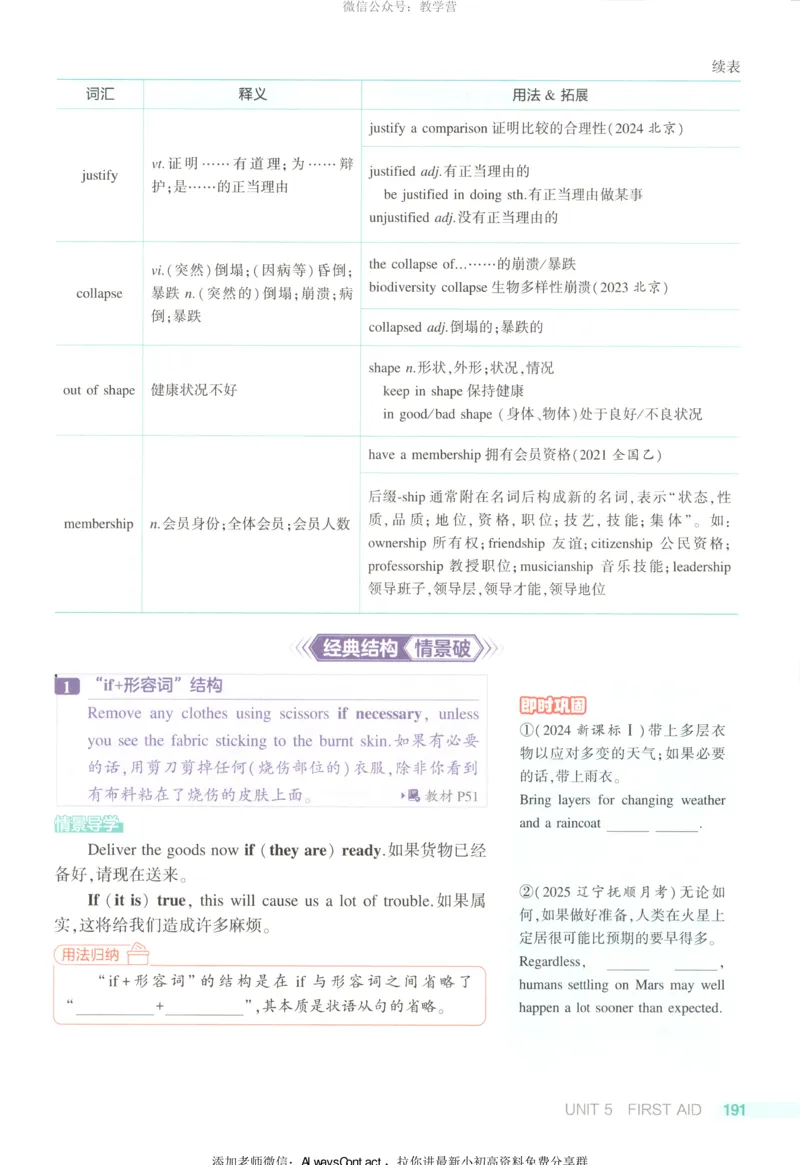 53同步英语选修二RJ疑难破_高中三年全科资料_高中_2026《高中53同步练习》英语选修二RJ