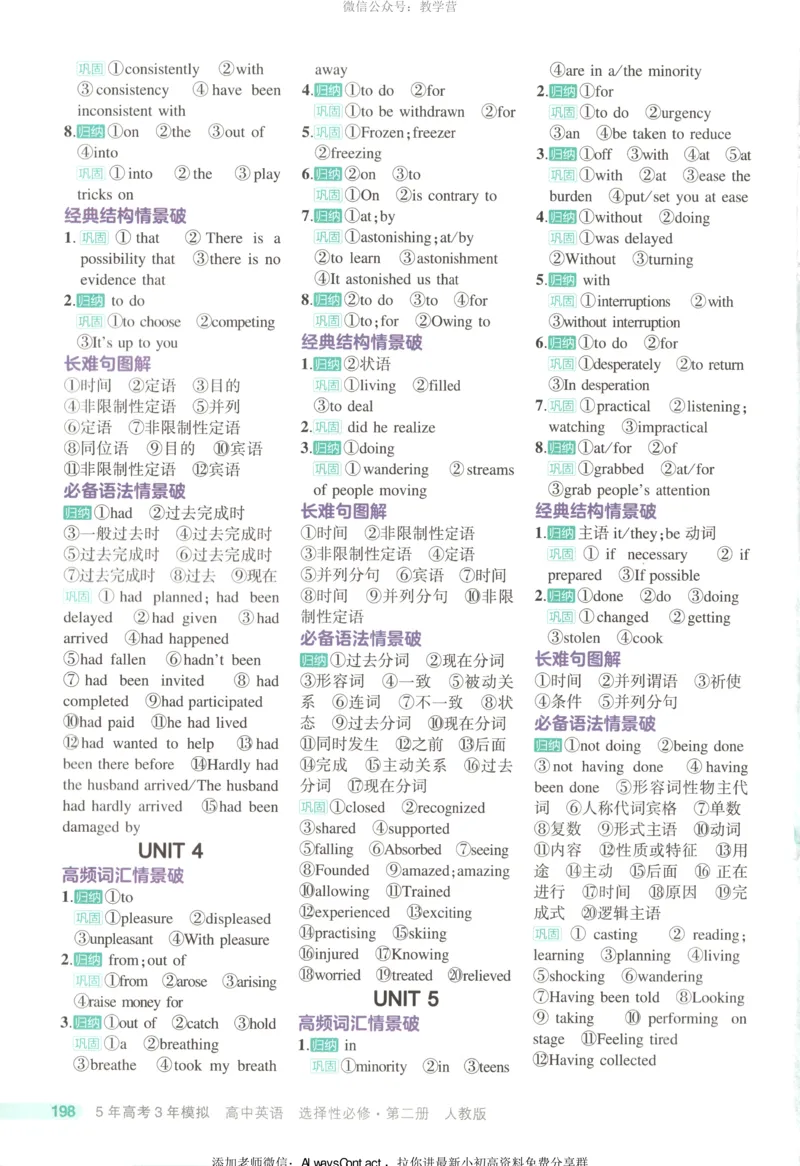 53同步英语选修二RJ疑难破_高中三年全科资料_高中_2026《高中53同步练习》英语选修二RJ