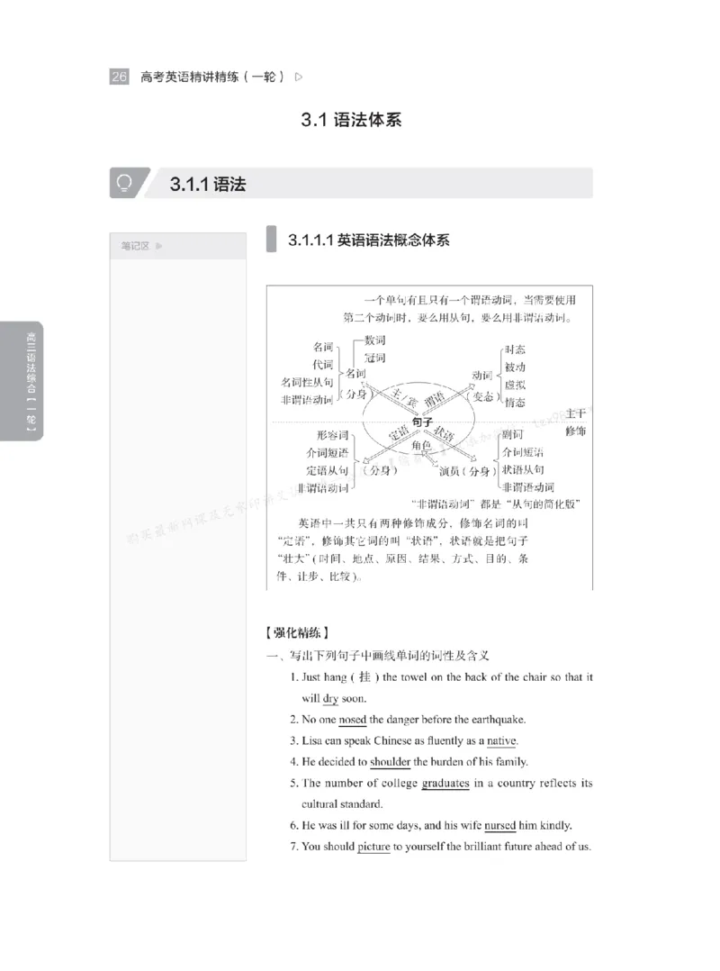 下印高考英语精讲精练（一轮）_高中三年全科资料_高中_2026版《李辉英语》讲义_高三讲义