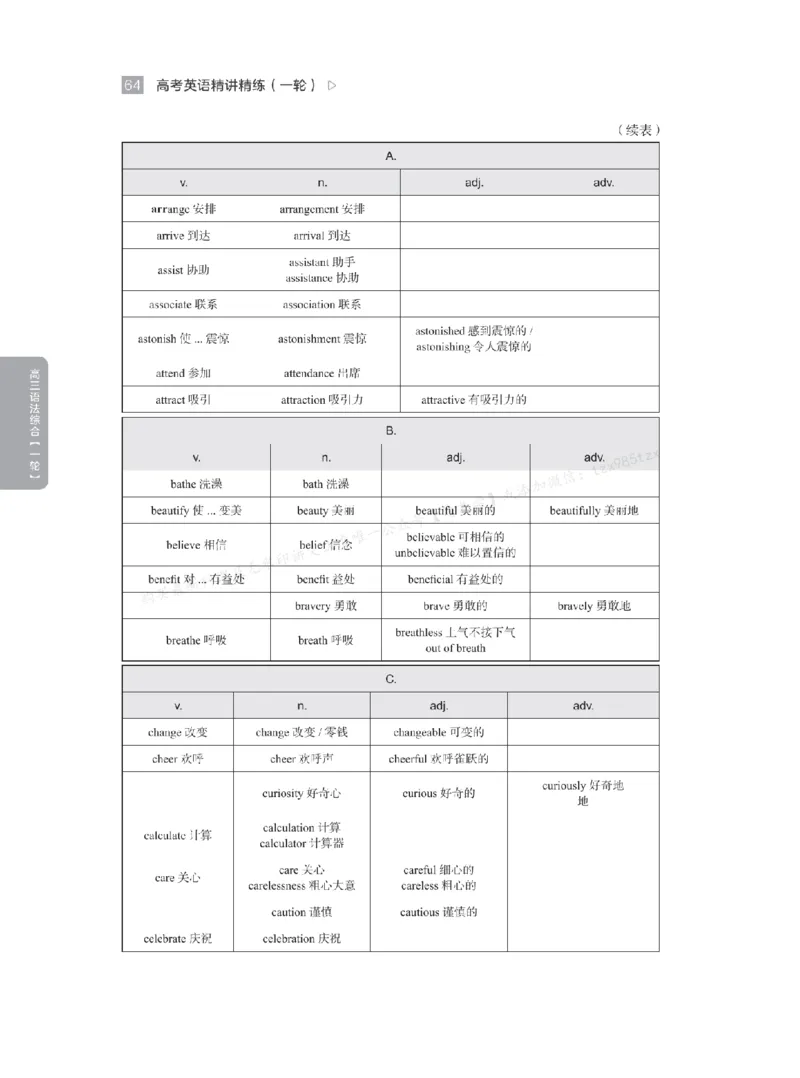 下印高考英语精讲精练（一轮）_高中三年全科资料_高中_2026版《李辉英语》讲义_高三讲义