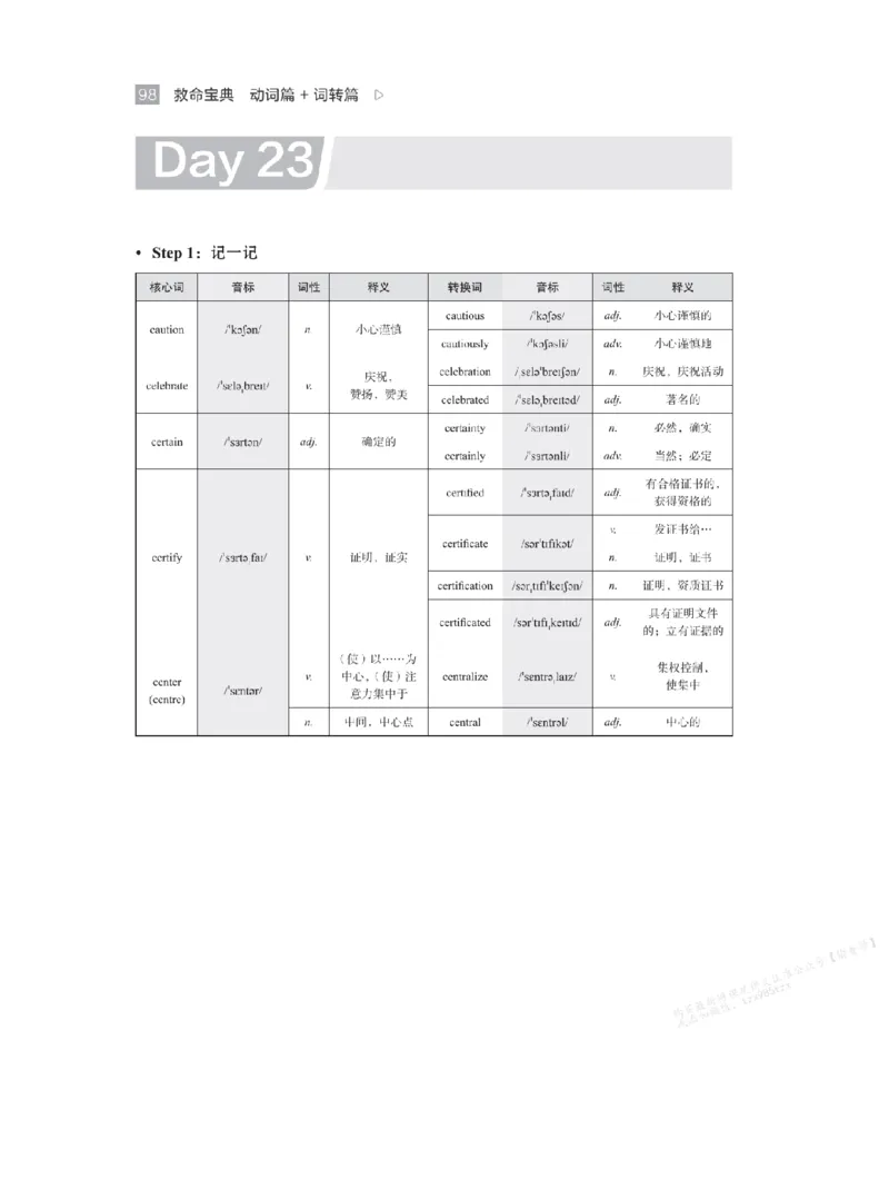 下印救命宝典动词篇+词转篇_高中三年全科资料_高中_2026版《李辉英语》讲义_高二讲义