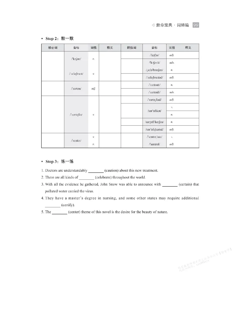 下印救命宝典动词篇+词转篇_高中三年全科资料_高中_2026版《李辉英语》讲义_高二讲义