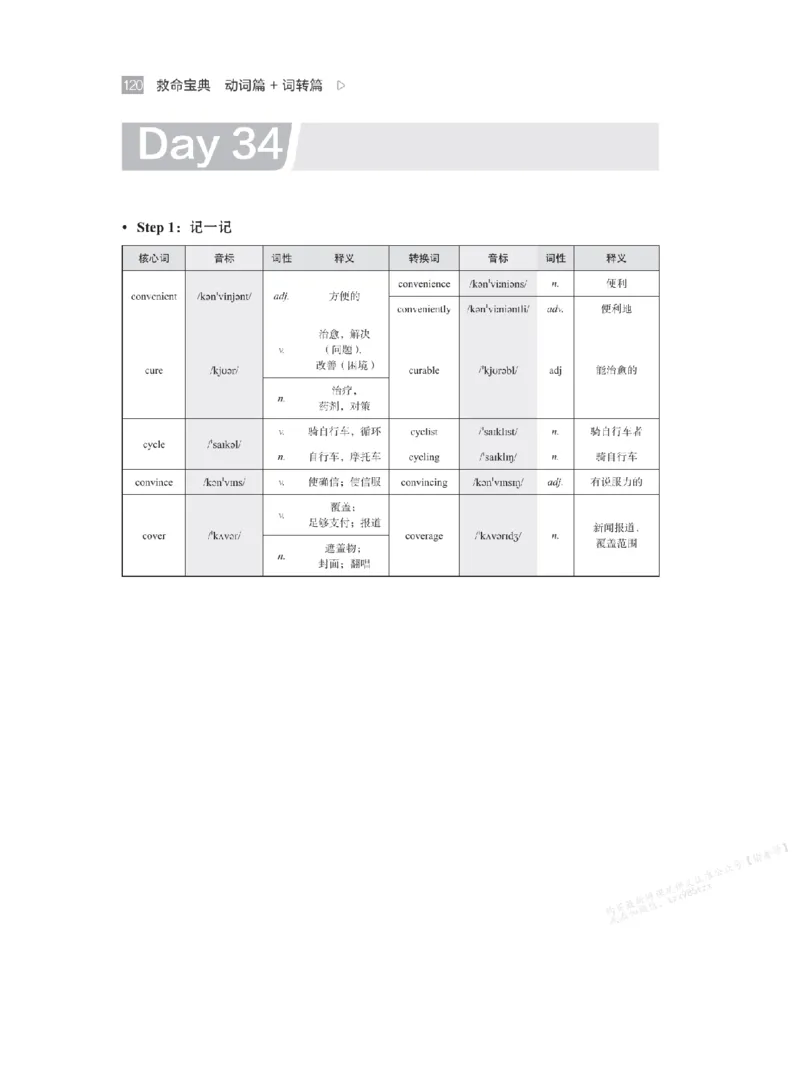 下印救命宝典动词篇+词转篇_高中三年全科资料_高中_2026版《李辉英语》讲义_高二讲义