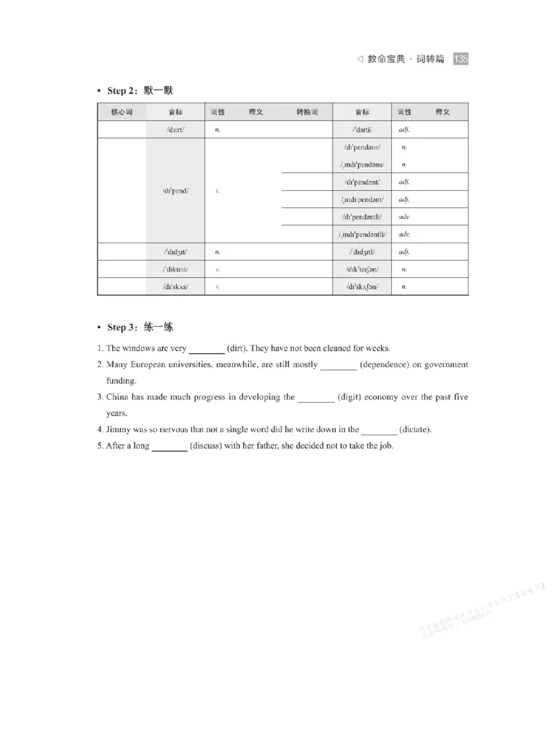 下印救命宝典动词篇+词转篇_高中三年全科资料_高中_2026版《李辉英语》讲义_高二讲义
