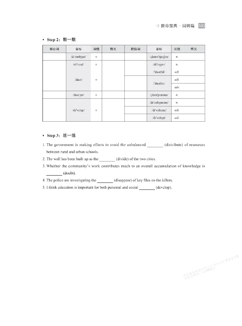 下印救命宝典动词篇+词转篇_高中三年全科资料_高中_2026版《李辉英语》讲义_高二讲义