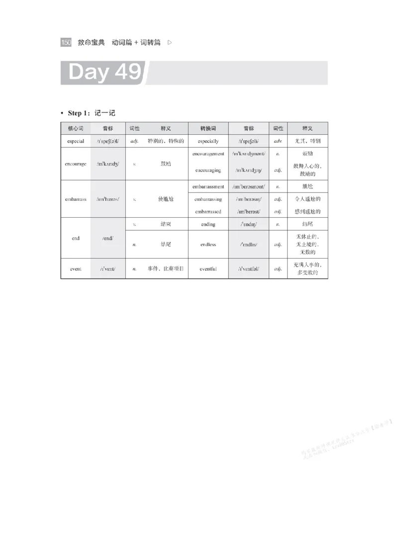 下印救命宝典动词篇+词转篇_高中三年全科资料_高中_2026版《李辉英语》讲义_高二讲义
