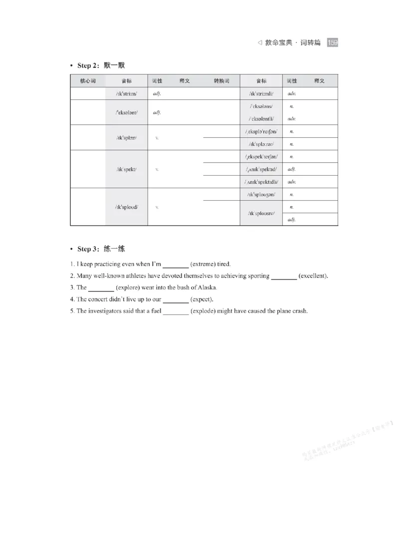 下印救命宝典动词篇+词转篇_高中三年全科资料_高中_2026版《李辉英语》讲义_高二讲义