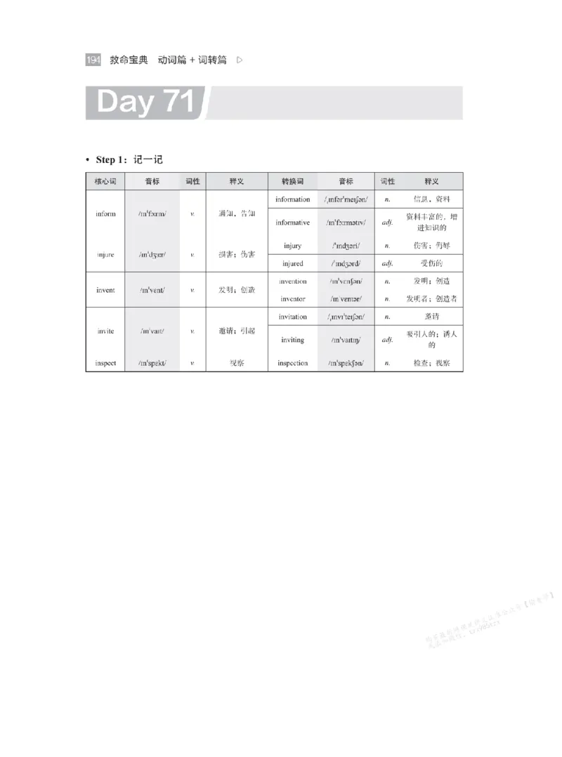 下印救命宝典动词篇+词转篇_高中三年全科资料_高中_2026版《李辉英语》讲义_高二讲义