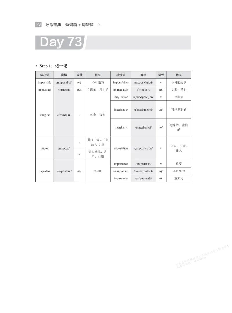 下印救命宝典动词篇+词转篇_高中三年全科资料_高中_2026版《李辉英语》讲义_高二讲义