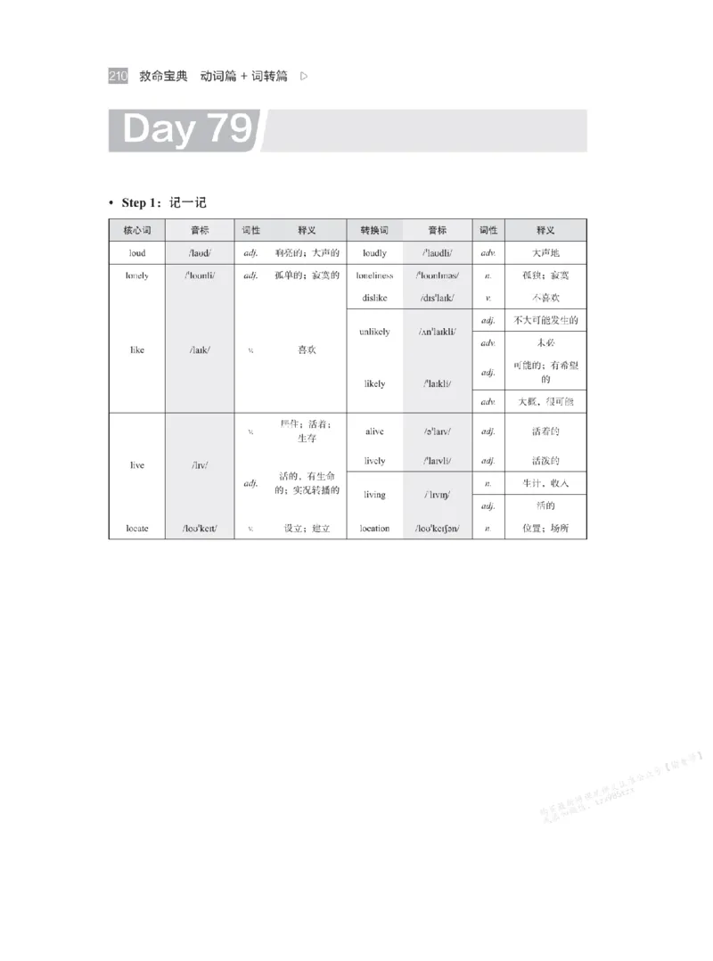 下印救命宝典动词篇+词转篇_高中三年全科资料_高中_2026版《李辉英语》讲义_高二讲义