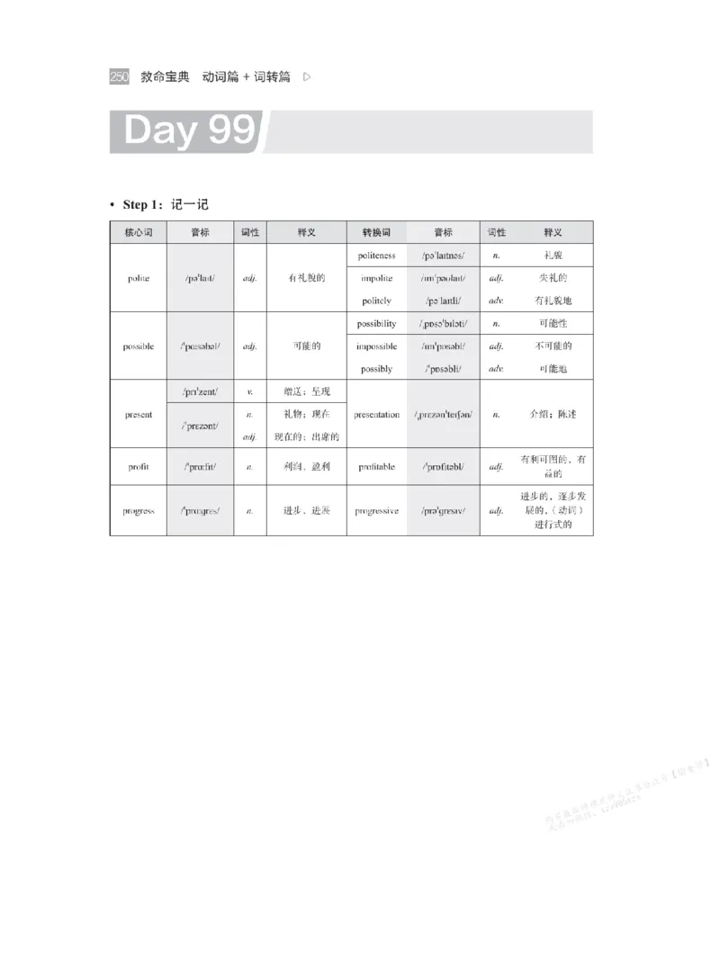 下印救命宝典动词篇+词转篇_高中三年全科资料_高中_2026版《李辉英语》讲义_高二讲义