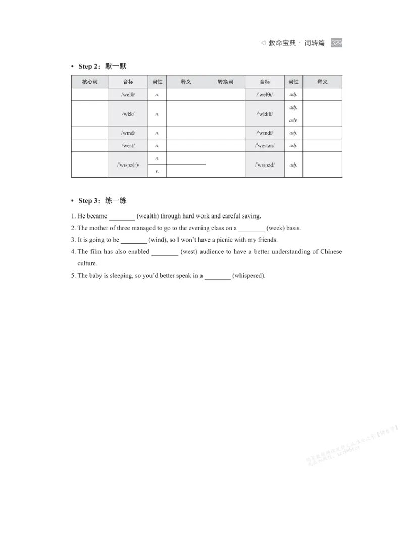 下印救命宝典动词篇+词转篇_高中三年全科资料_高中_2026版《李辉英语》讲义_高二讲义