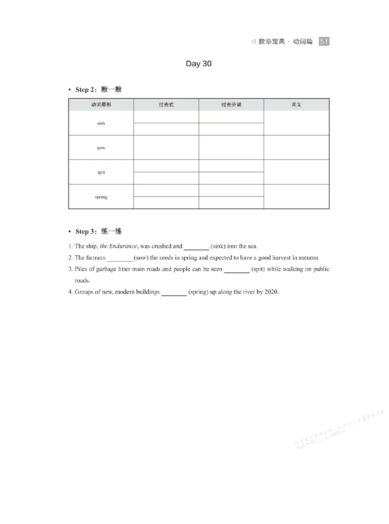 下印救命宝典动词篇+词转篇_高中三年全科资料_高中_2026版《李辉英语》讲义_高二讲义