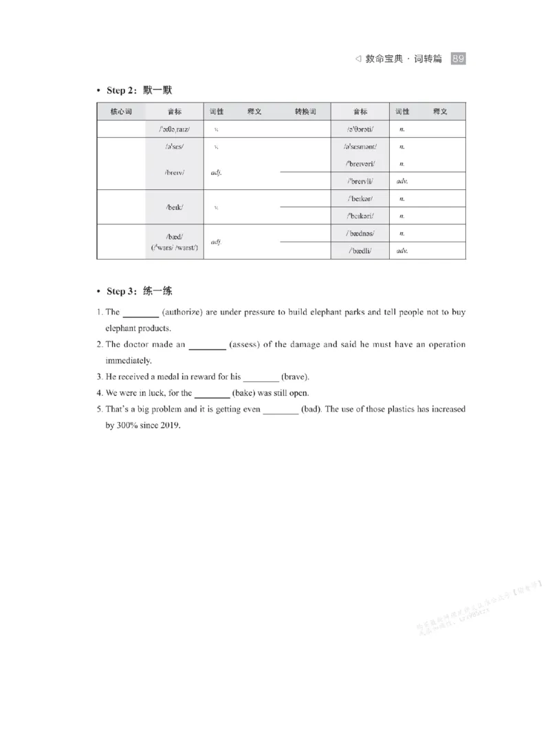 下印救命宝典动词篇+词转篇_高中三年全科资料_高中_2026版《李辉英语》讲义_高二讲义