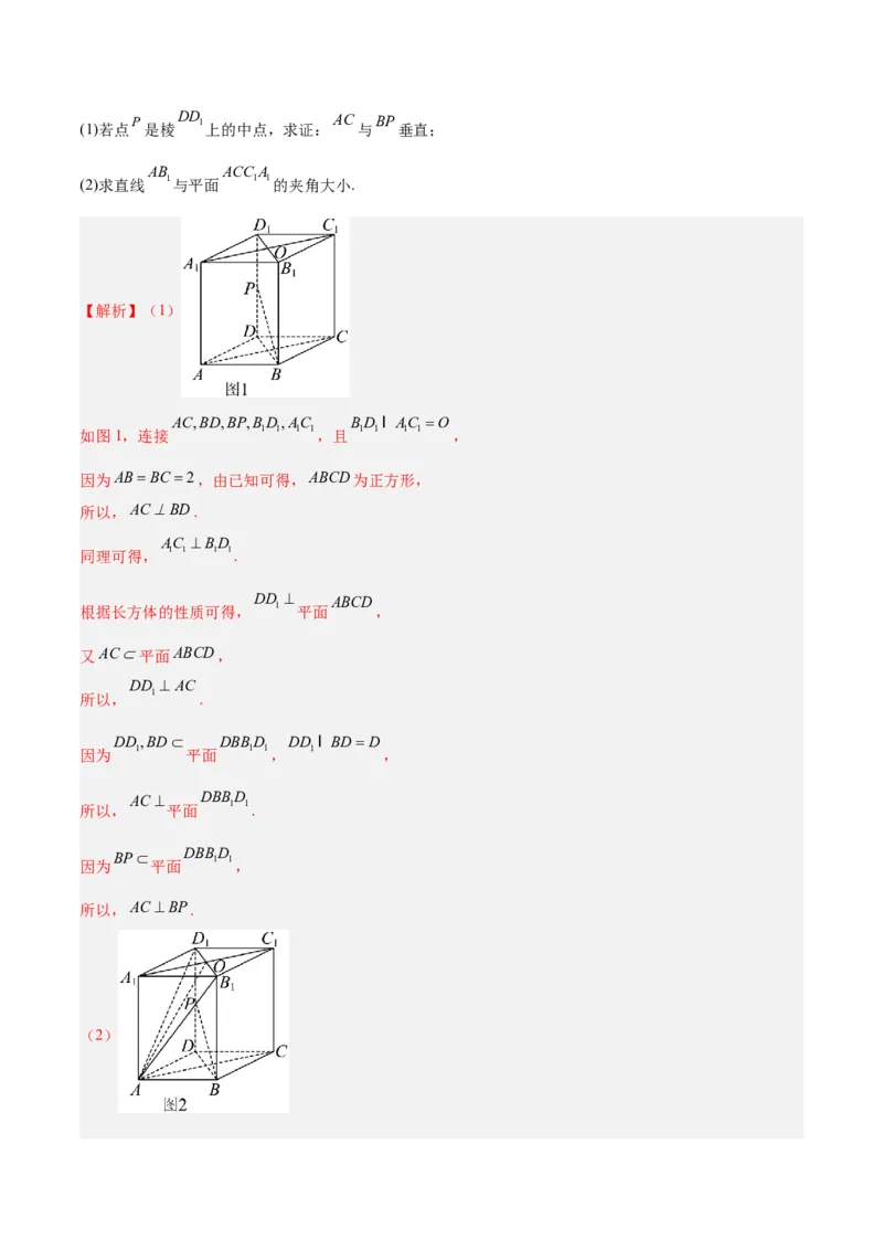 专题09立体几何（5大易错点分析+解题模板+举一反三+易错题通关）-备战2024年高考数学考试易错题（新高考专用）（解析版）_高中三年全科资料_高中_15高中全科《高考易错题》2025版
