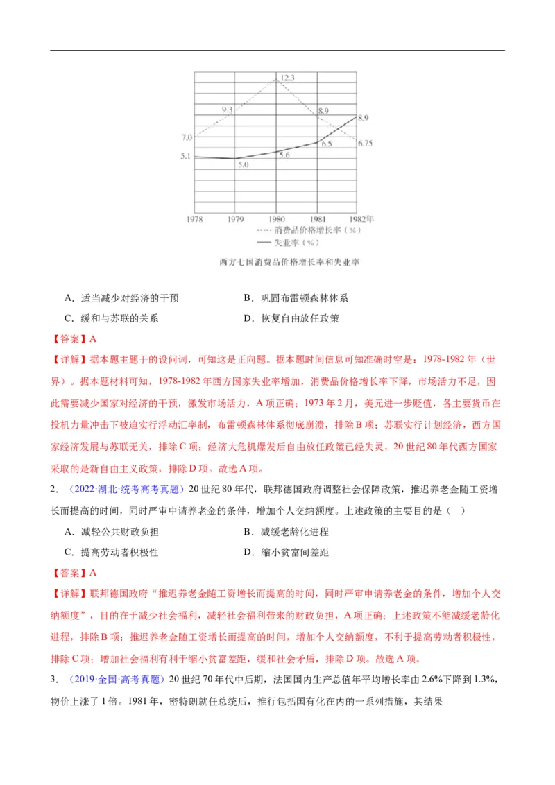 专题16第二次世界大战后的世界（4大考点11个易错点）（解析版）_高中三年全科资料_高中_15高中全科《高考易错题》2025版_高考历史备战2025年高考易错题（新高考专用）