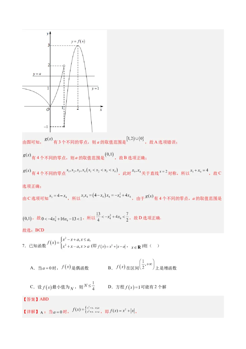 专题02函数及其应用、指对幂函数（5大易错点分析+解题模板+举一反三+易错题通关）-备战2024年高考数学考试易错题（新高考专用）（解析版）_高中三年全科资料_高中_答案解析版