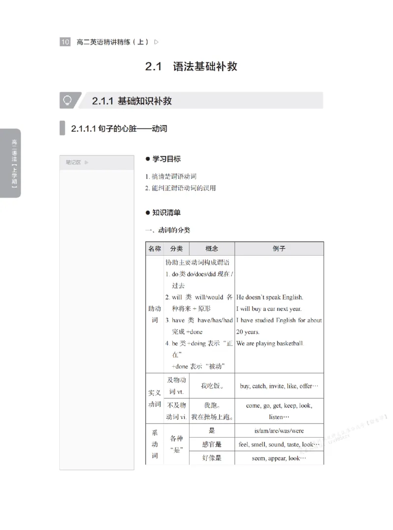 下印高二英语精讲精练（上）_高中三年全科资料_高中_2026版《李辉英语》讲义_高二讲义