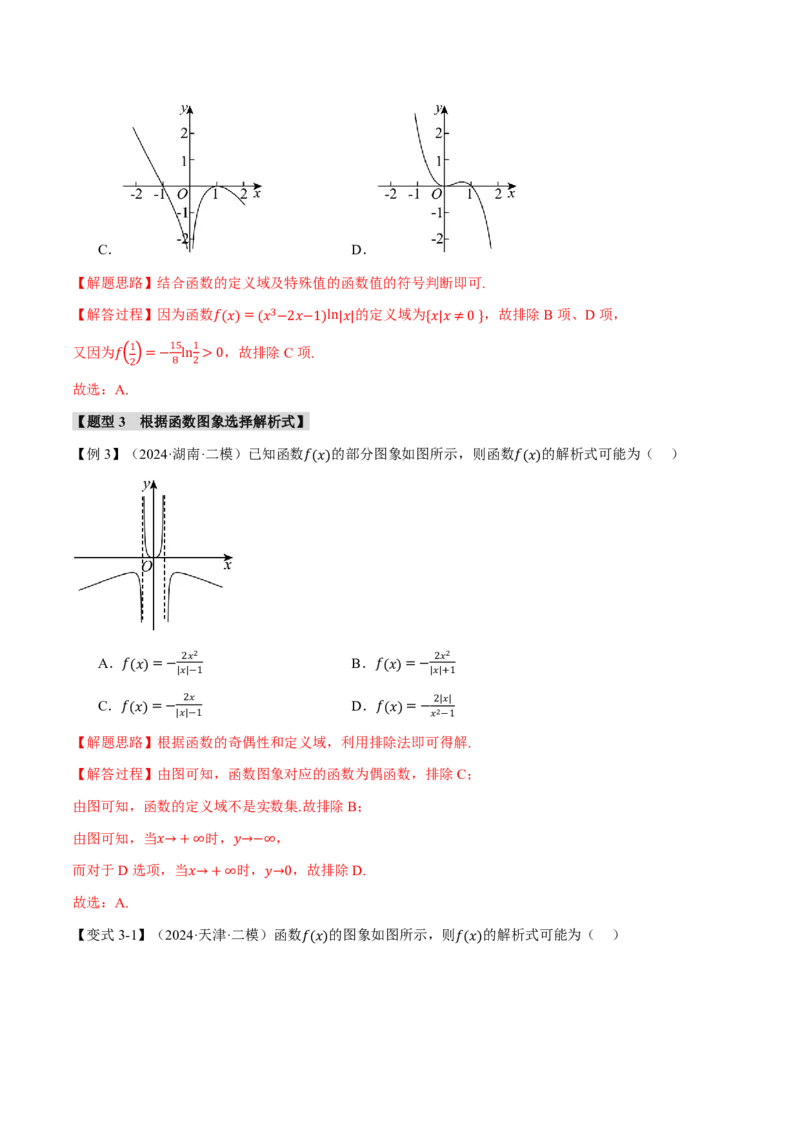 专题2.6函数的图象七大题型（解析版）_高中三年全科资料_高中_高中1_2026版高考《举一反三》一轮复习专练（新高考数学专用）_2026版《举一反三》专题练系列（共189个题型）