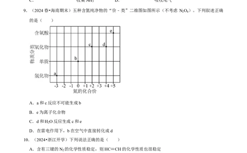 2025菁优高考化学解密之氮及其化合物_中考押题2026《中考押题》系列（9科全套实时更新中）_2026版中考《菁优系列》趋势分析+押题密卷+抢分秘籍+模拟考试_考点篇