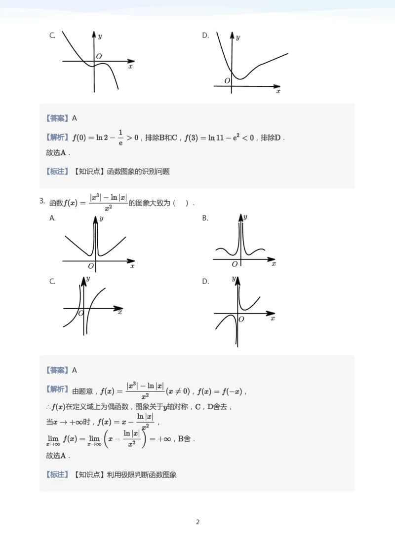 函数的图像与零点题集(教师版)_高中三年全科资料_高中_学而思高中数学（暑假衔接）面授升高..高二.高三_学而思高中面授升高三暑假讲义+题集（小一轮）