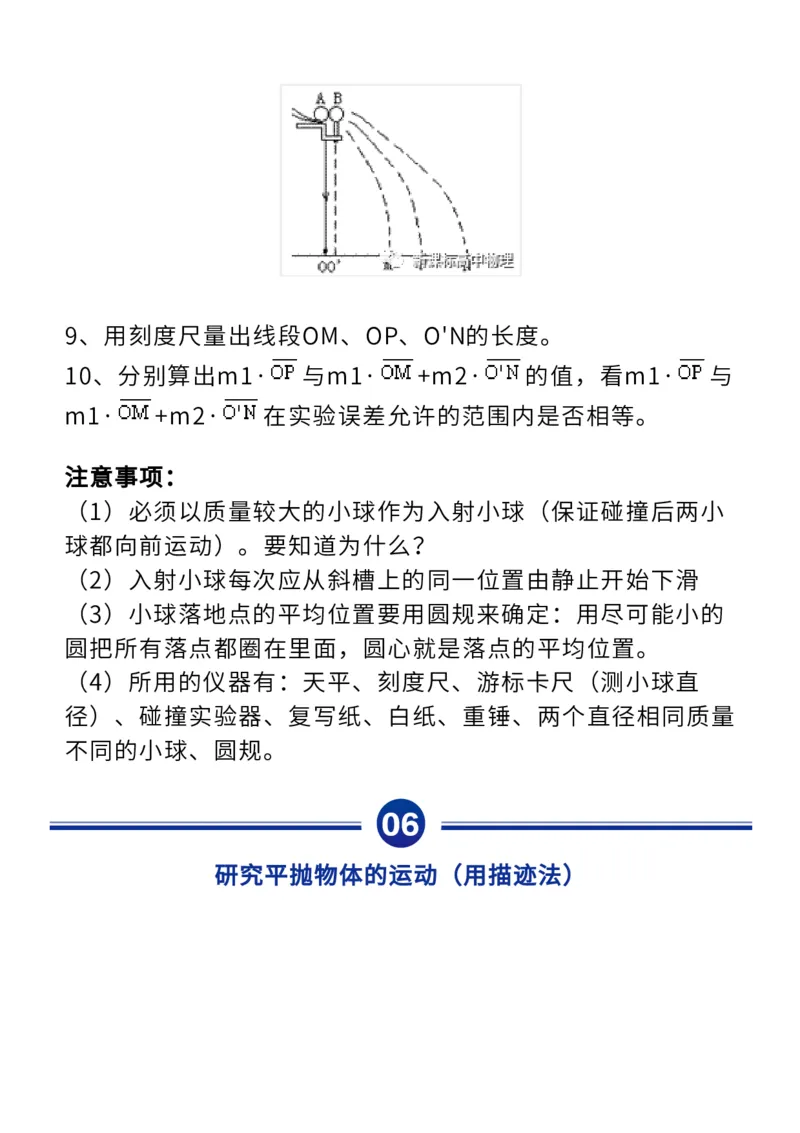 全！高中物理全册20个实验知识点汇总整理！_高中三年全科资料_高中_1高中基础资料包_A-高中必背9科知识点_物理