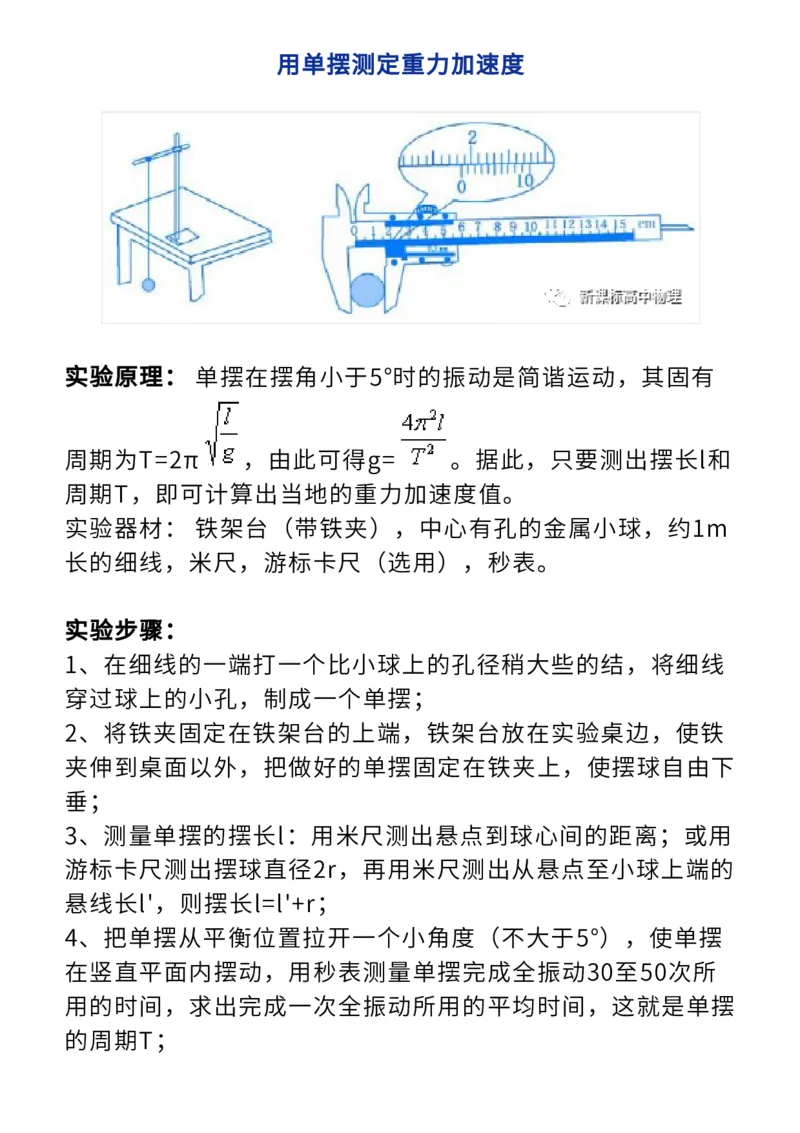全！高中物理全册20个实验知识点汇总整理！_高中三年全科资料_高中_1高中基础资料包_A-高中必背9科知识点_物理