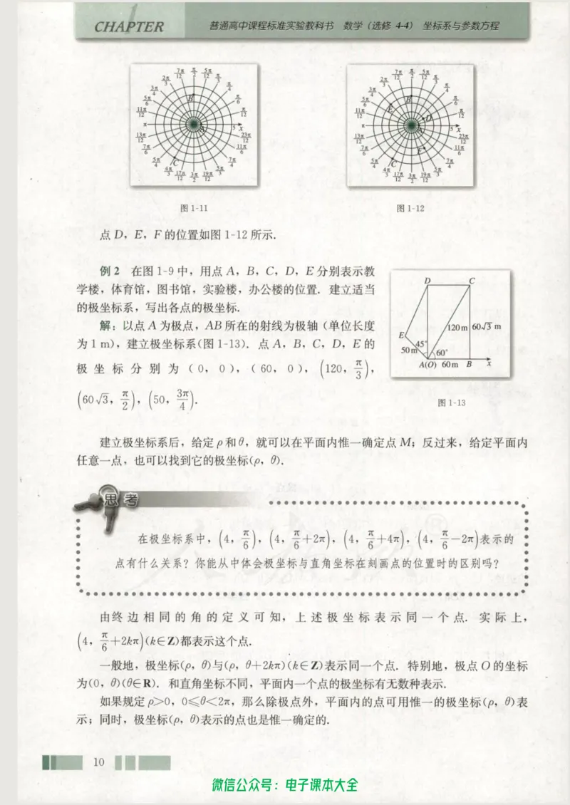 人教版高中数学选修4-4_高中三年全科资料_高中_高中电子教材_旧教材_高中数学（人教旧版）_高中数学人教A版选修（15本）