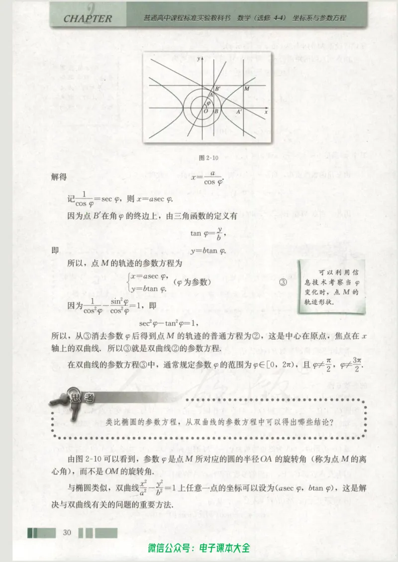 人教版高中数学选修4-4_高中三年全科资料_高中_高中电子教材_旧教材_高中数学（人教旧版）_高中数学人教A版选修（15本）