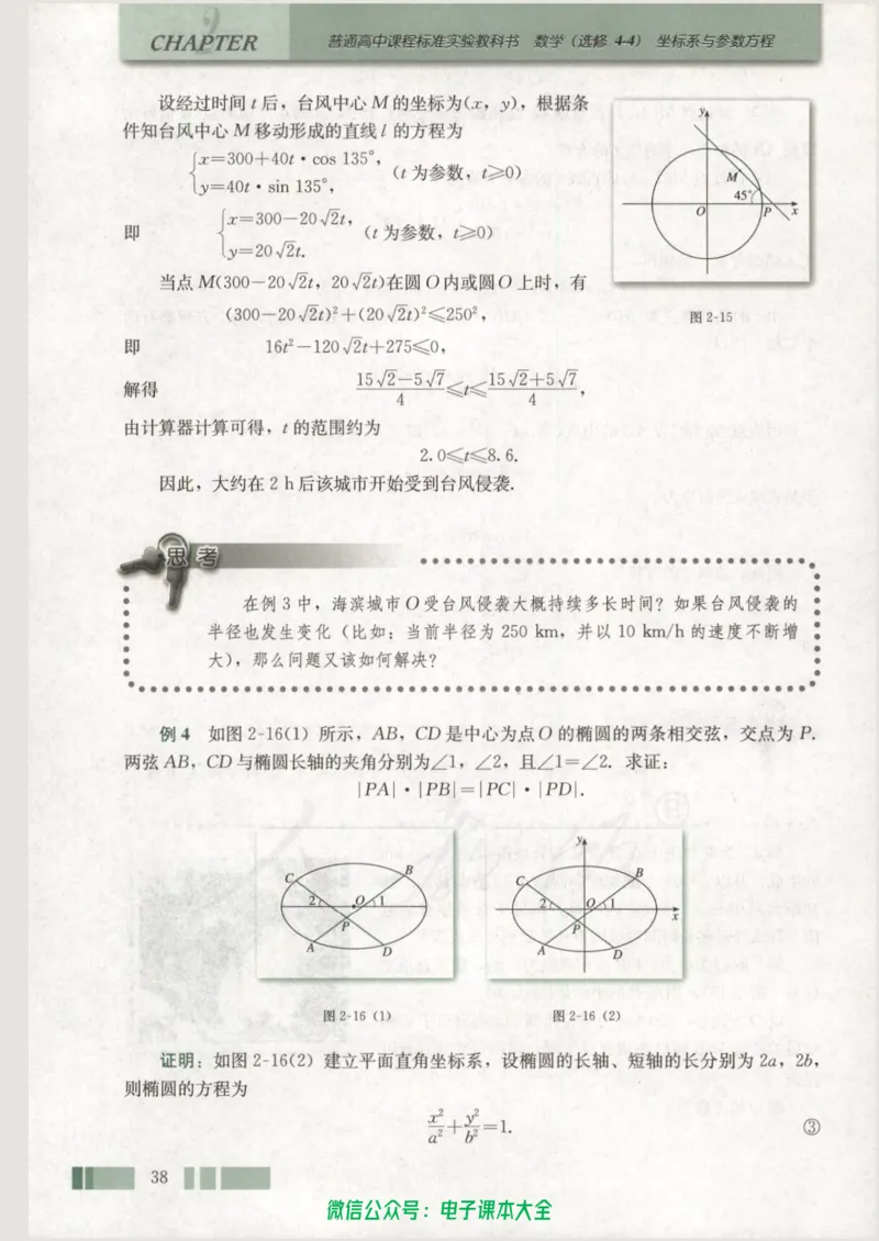 人教版高中数学选修4-4_高中三年全科资料_高中_高中电子教材_旧教材_高中数学（人教旧版）_高中数学人教A版选修（15本）