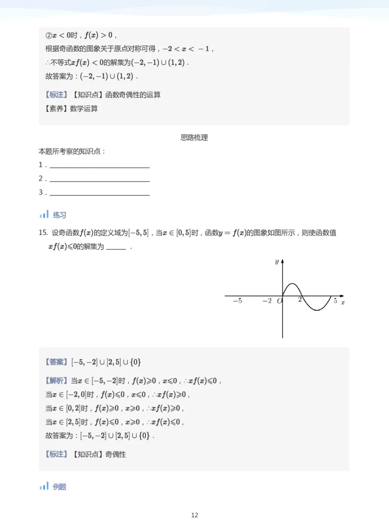 函数的奇偶性(教师版)_高中三年全科资料_高中_学而思高中数学（暑假衔接）面授升高..高二.高三_学而思面授班升高一暑期讲义+题集