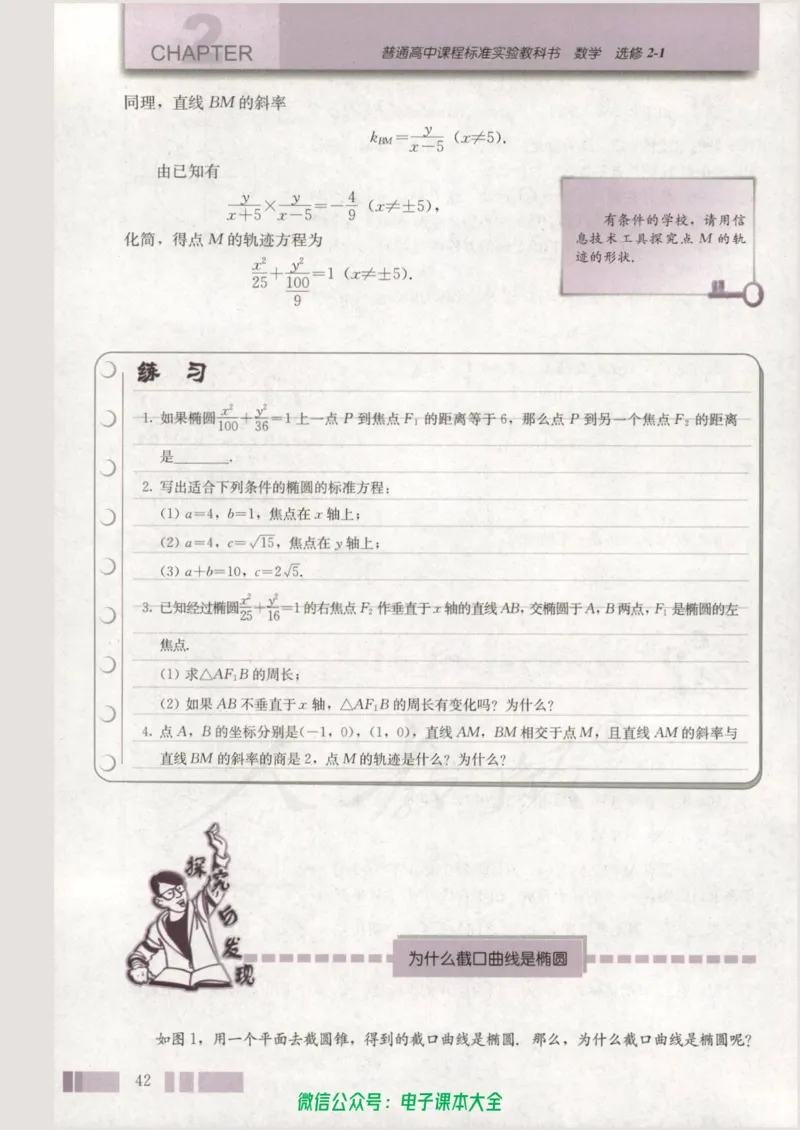 人教版高中数学选修2-1_高中三年全科资料_高中_高中电子教材_旧教材_高中数学（人教旧版）_高中数学人教A版选修（15本）