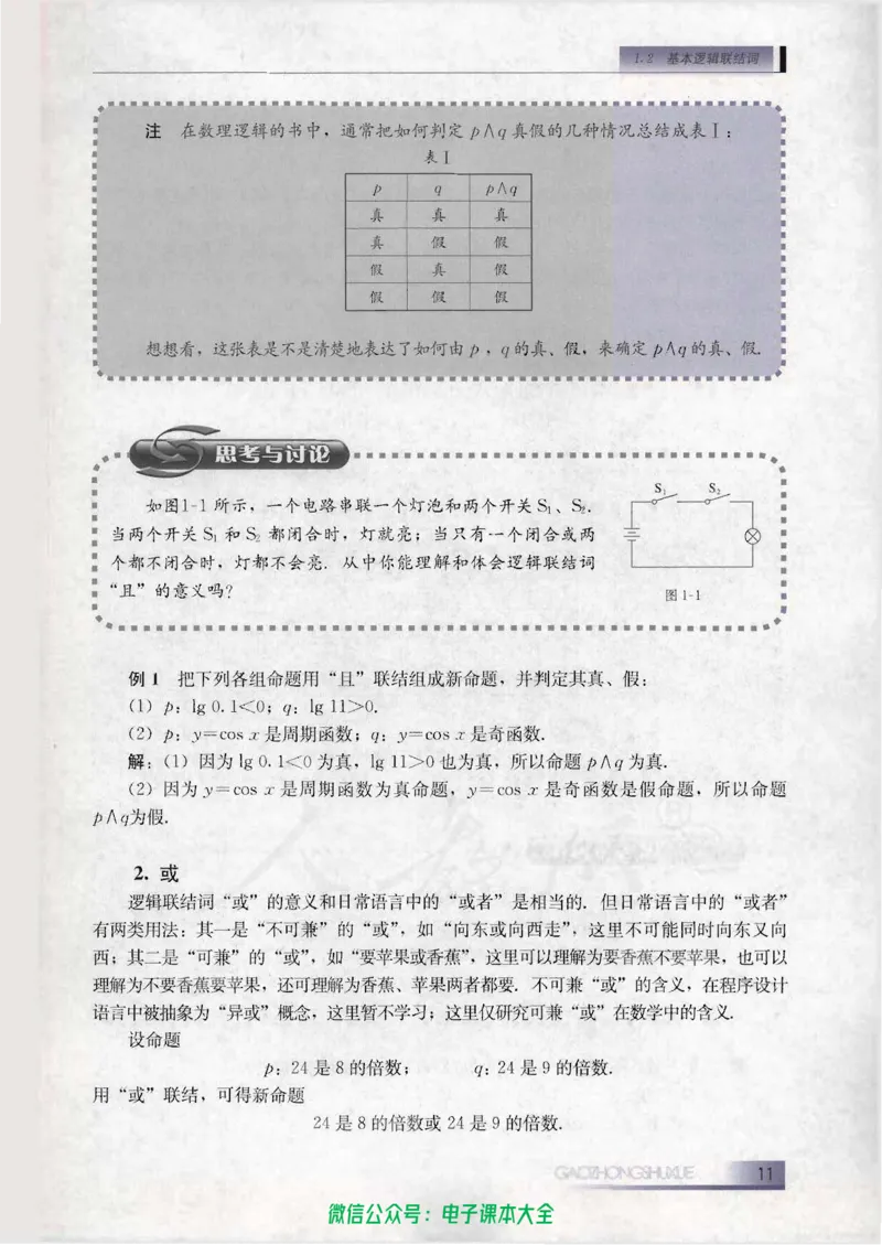 人教B版高中数学选修1-1_高中三年全科资料_高中_高中电子教材_旧教材_高中数学（人教旧版）_高中数学人教B版选修（6本）