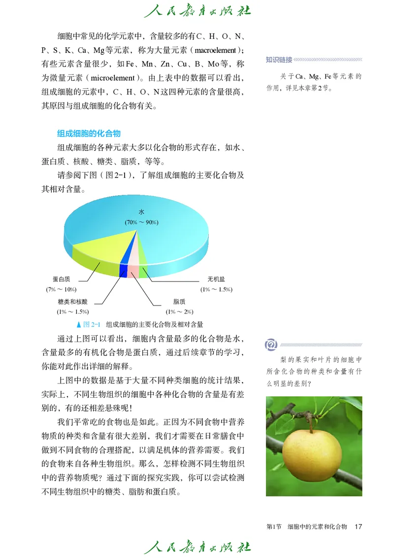 人教版高中必修1分子与细胞生物电子课本_高中三年全科资料_高中_高中电子教材_高中生物学_人教版