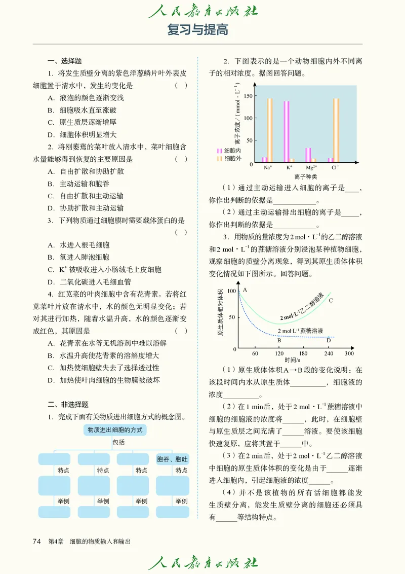 人教版高中必修1分子与细胞生物电子课本_高中三年全科资料_高中_高中电子教材_高中生物学_人教版