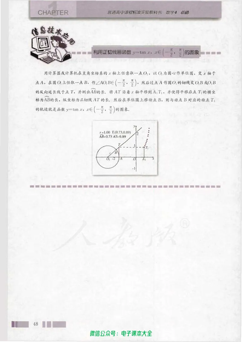 人教版高中数学必修4_高中三年全科资料_高中_高中电子教材_旧教材_高中数学（人教旧版）_高中数学人教A版必修（5本）