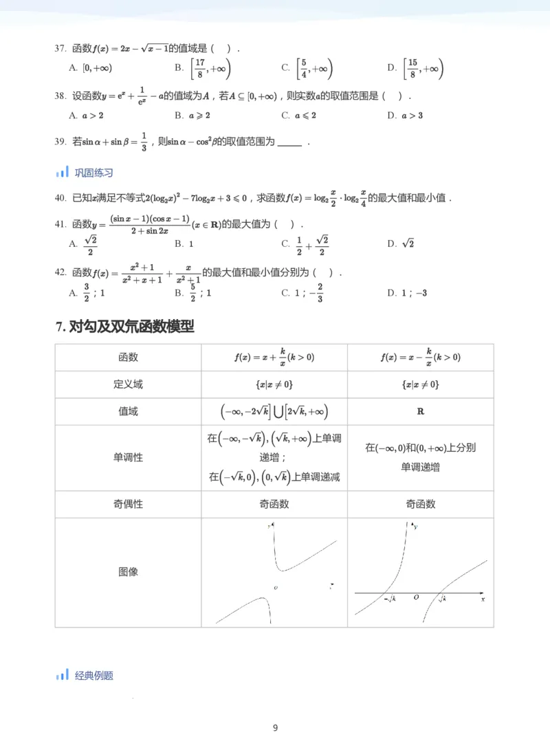 函数三要素(学生版)_高中三年全科资料_高中_学而思高中数学（暑假衔接）面授升高..高二.高三_学而思高中面授升高三暑假讲义+题集（小一轮）
