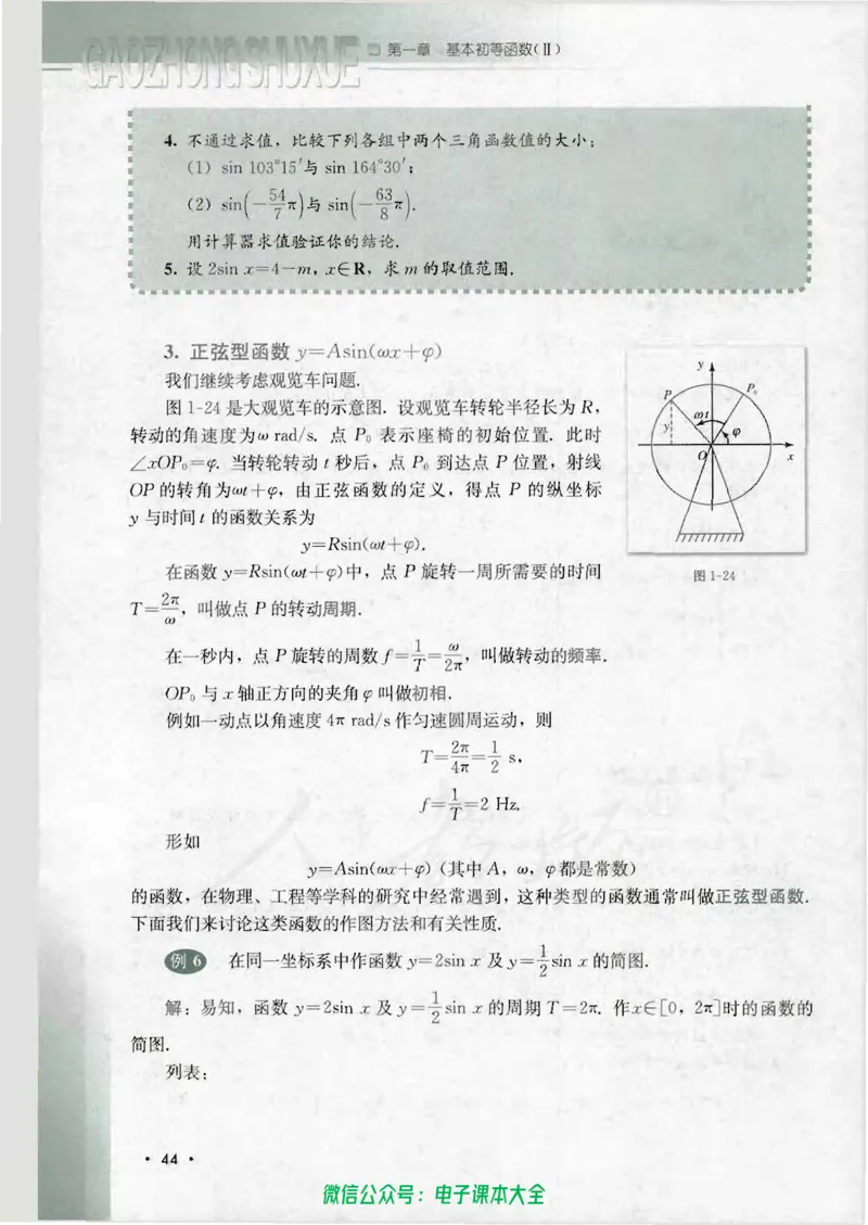 人教B版高中数学必修4_高中三年全科资料_高中_高中电子教材_旧教材_高中数学（人教旧版）_高中数学人教B版必修（5本）