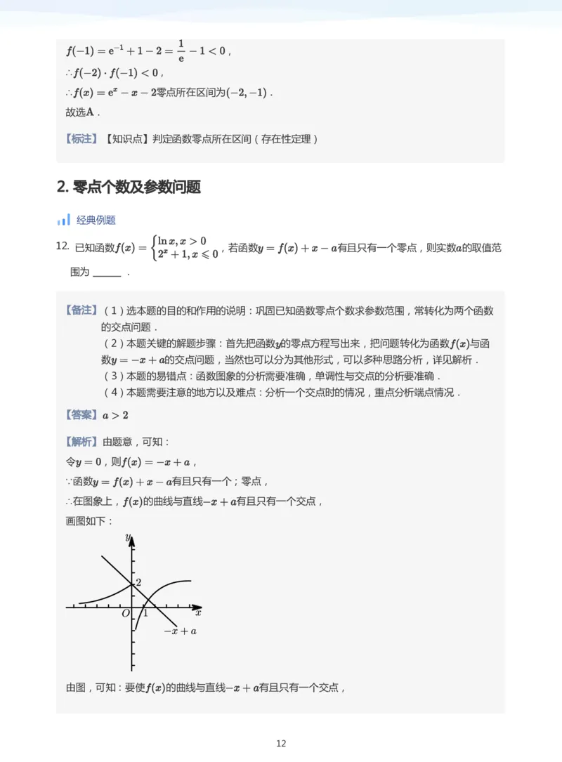 函数的图象与零点(教师版)_高中三年全科资料_高中_学而思高中数学（暑假衔接）面授升高..高二.高三_学而思高中面授升高三暑假讲义+题集（小一轮）