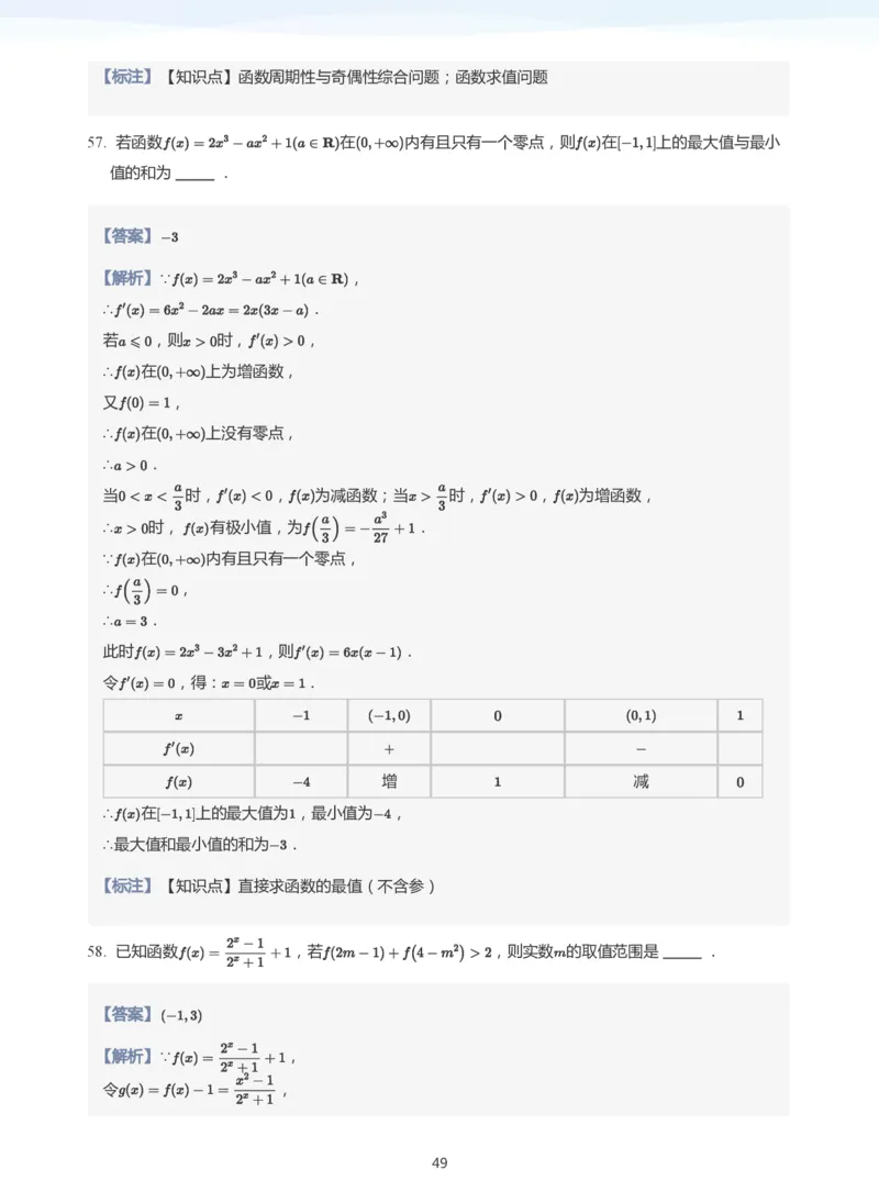 函数的性质(教师版)_高中三年全科资料_高中_学而思高中数学（暑假衔接）面授升高..高二.高三_学而思高中面授升高三暑假讲义+题集（小一轮）