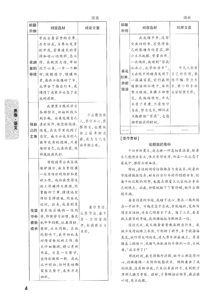 2026《万唯中考&bull;安徽黑白卷》语文黑卷答案_中考押题2026《中考押题》系列（9科全套实时更新中）_万唯2026版初中《万唯黑白卷》7科全套（安徽）