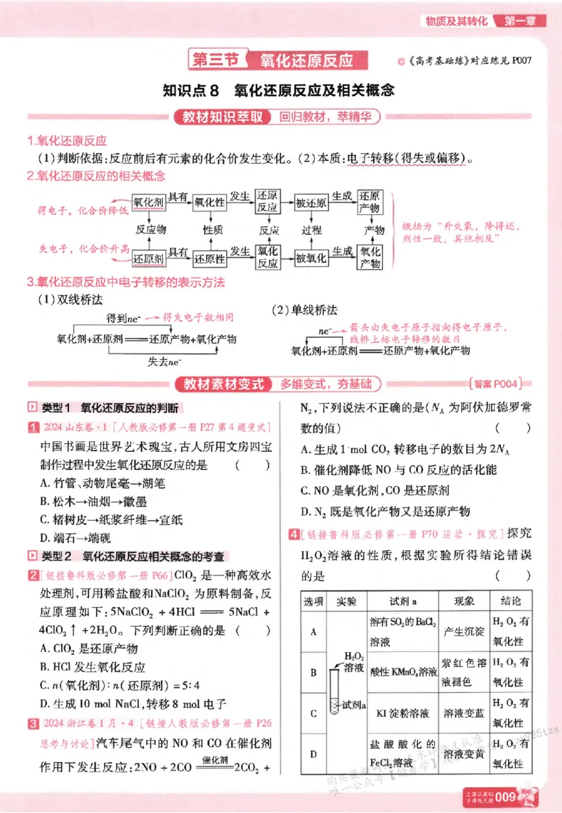化学_高中三年全科资料_高中_高中1_2026版天星高考《基础双练》九科全套_2026天星高考系列基础双练化学