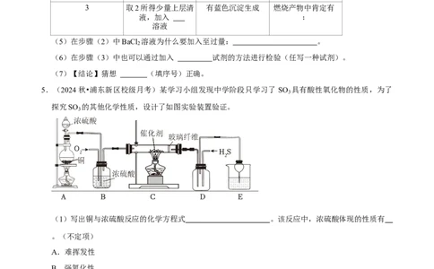 2025菁优高考化学解密之性质实验方案的设计（解答大题）_中考押题2026《中考押题》系列（9科全套实时更新中）_2026版中考《菁优系列》趋势分析+押题密卷+抢分秘籍+模拟考试_考点篇