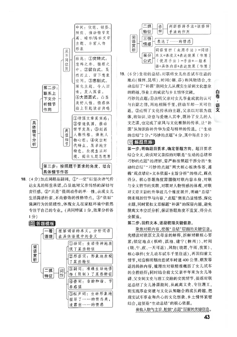 2026《万唯中考&bull;广州黑白卷》语文白卷答案_中考押题2026《中考押题》系列（9科全套实时更新中）_万唯2026版初中《万唯黑白卷》7科全套（广州）