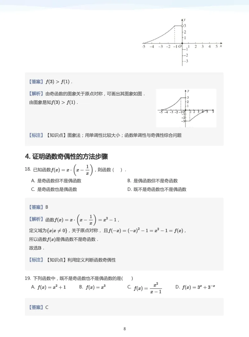 函数的奇偶性题集(教师版)_高中三年全科资料_高中_学而思高中数学（暑假衔接）面授升高..高二.高三_学而思面授班升高一暑期讲义+题集